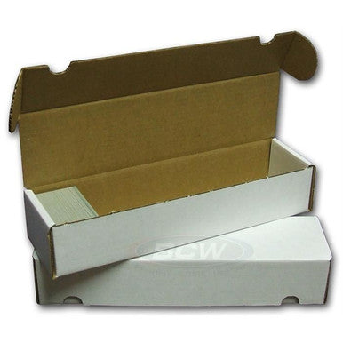 800 count cardboard card storage box