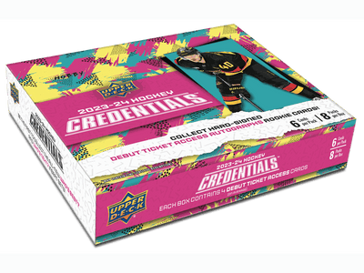 2023-24 Upper Deck Credentials Hockey Hobby Box