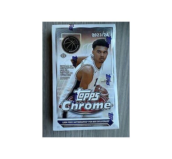 2023-24 Topps Chrome NBA Hobby Box
