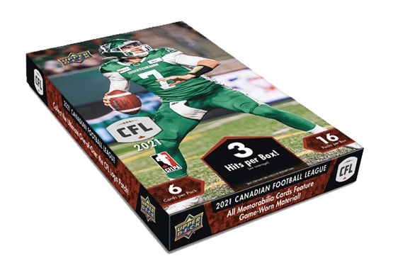 2021 Upper Deck CFL Hobby Box