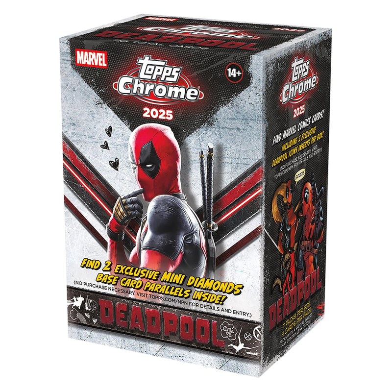 2025 Topps Deadpool Chrome Blaster Box