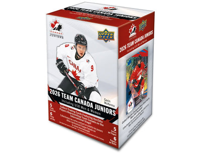 Upper Deck Team Canada Juniors 2026 blaster box