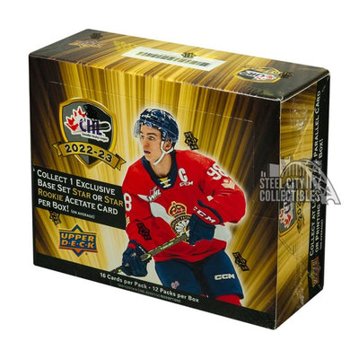 Upper Deck CHL Hockey 2022-23 hobby box