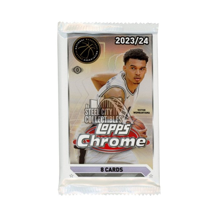 2023-24 Topps Chrome NBA Basketball Hobby Pack