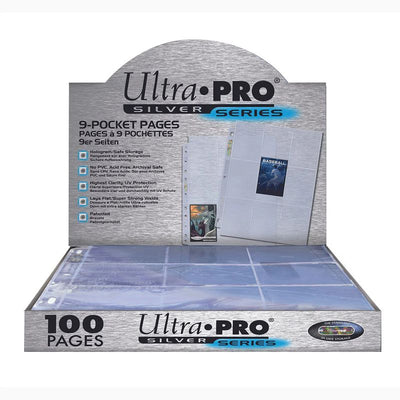 Ultra PRO Silver Series 9-Pocket Pages 100ct