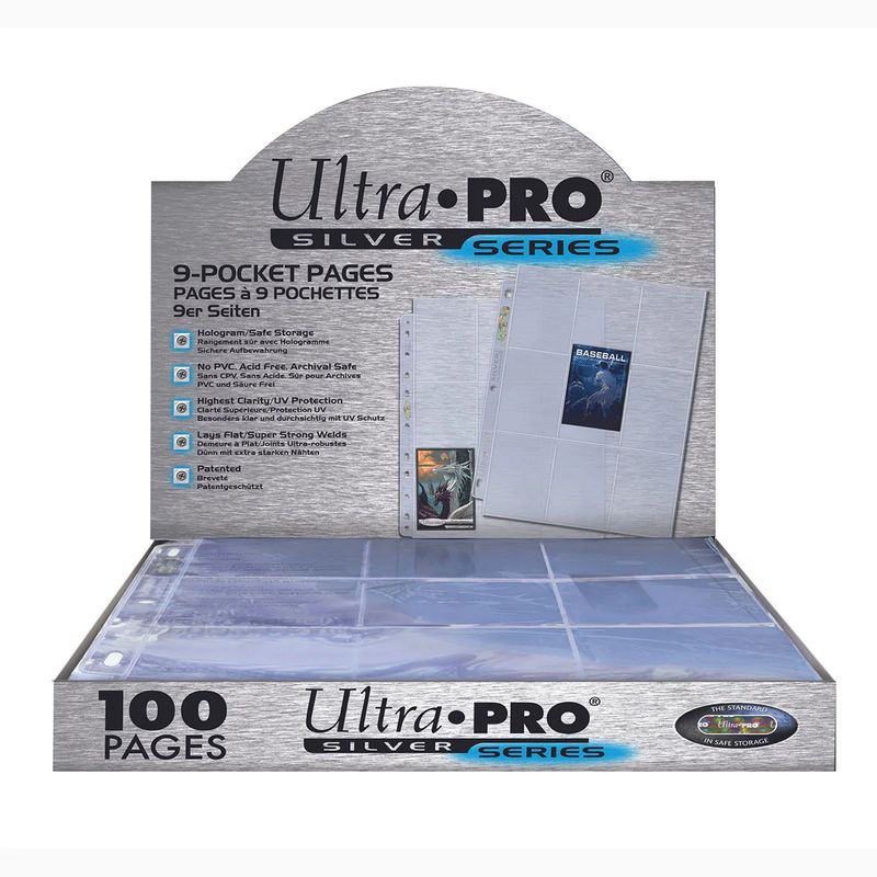 Ultra PRO Silver Series 9-Pocket Pages 100ct