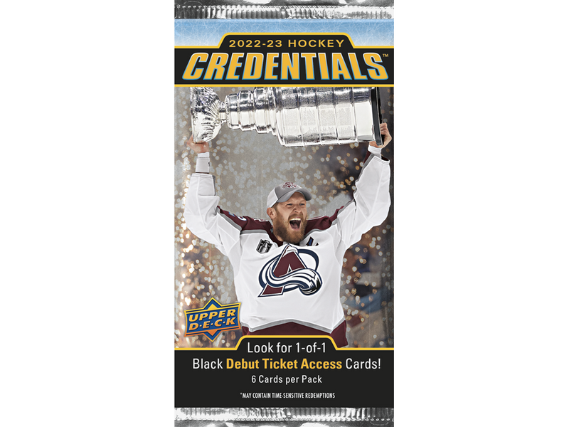 Upper Deck Credentials Hockey 2022-23 hobby pack