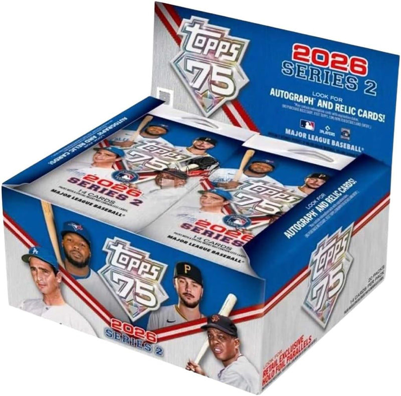2026 Topps Series 2 Baseball Retail 20-Pack Box
