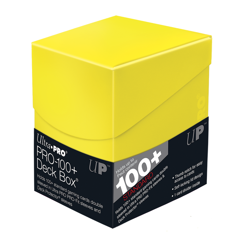 Ultra PRO Eclipse PRO 100+ Deck Box Lemon Yellow