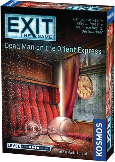 EXIT: Dead Man on the Orient Express — English game box / boîte du jeu en anglais