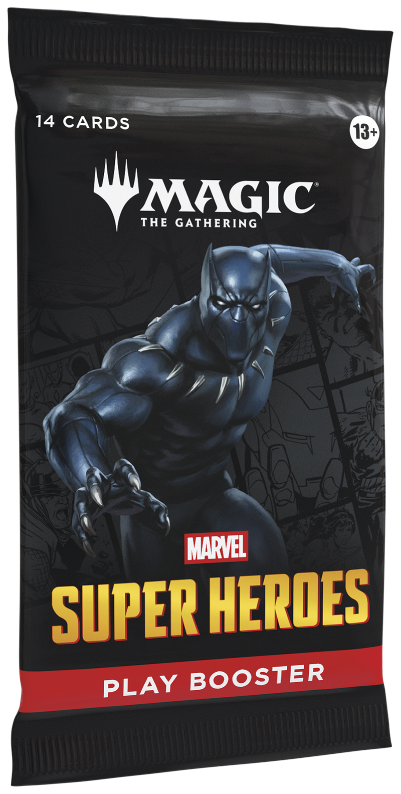 MTG Marvel Super Heroes Play Booster Pack packaging