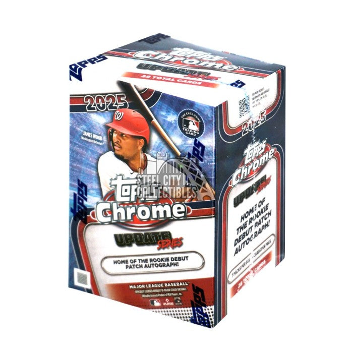 2025 Topps Chrome Update Series Baseball Blaster Box