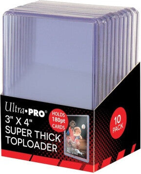 Ultra PRO 3x4 Super Thick 180pt Toploader 10ct