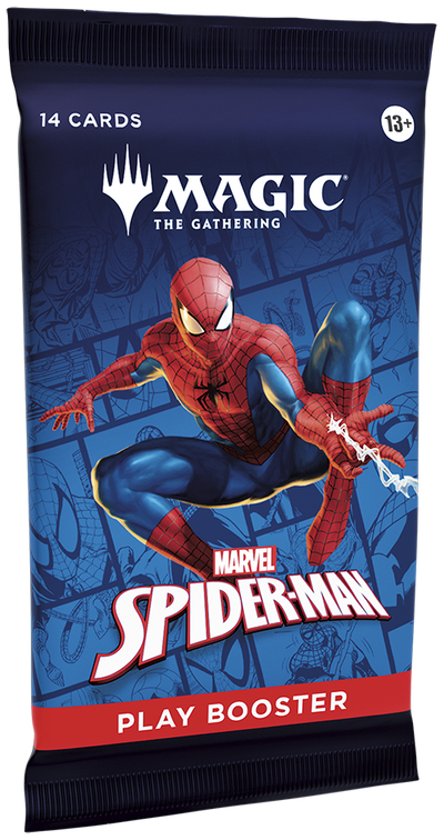 MTG Marvel’s Spider-Man Play Booster Pack packaging