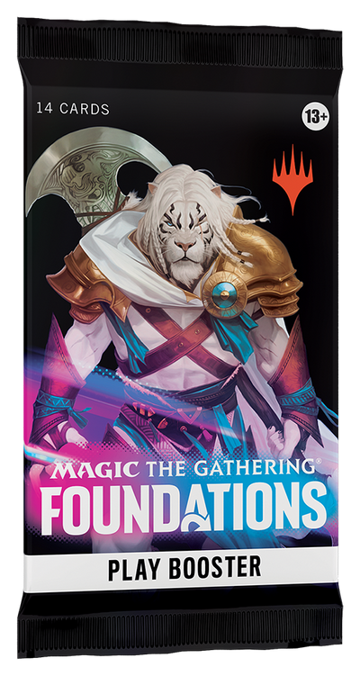 MTG Foundations Play Booster Pack packaging