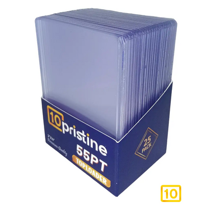 Pristine Toploader 3X4 55Pt Thick 25Ct
