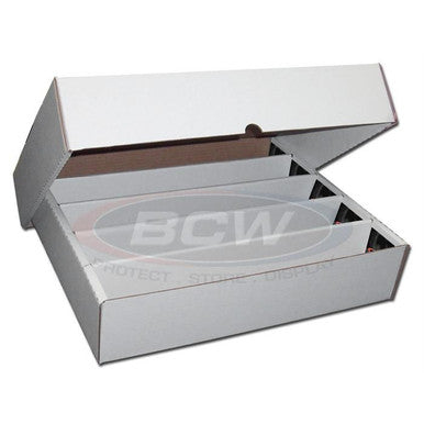 5000 count cardboard card storage box