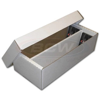 1600 count cardboard card storage box