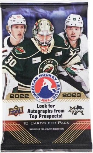 Upper Deck AHL Hockey 2022-23 hobby pack