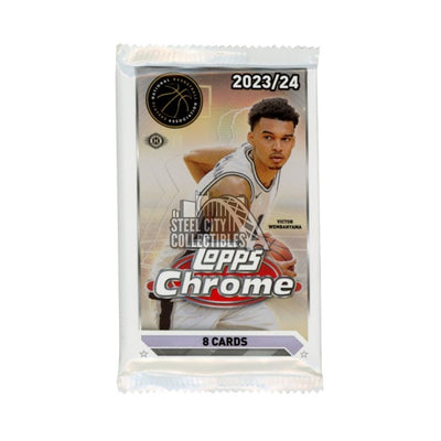 2023-24 Topps Chrome NBA Basketball Hobby Pack