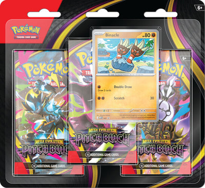 Pokémon Mega Evolution Pitch Black 3-Pack Blister