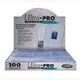 UP PAGE 9 POCKETS SILVER SERIES 100CT
