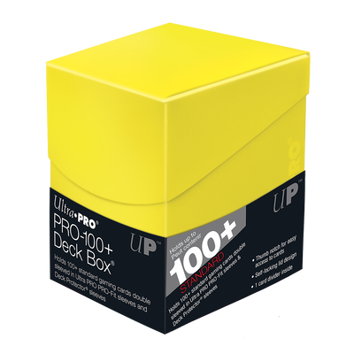 Ultra PRO Eclipse PRO 100+ Deck Box Lemon Yellow