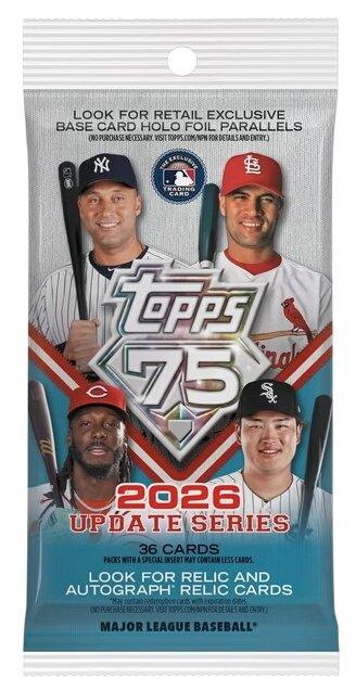 2026 Topps Baseball Update Series 3 Fat Pack