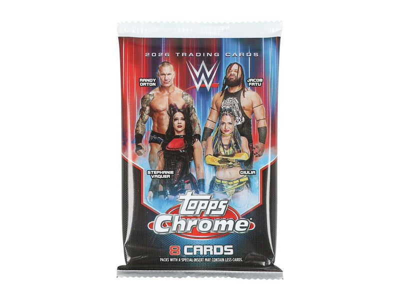 2026 Topps Chrome WWE Wrestling Mega Pack
