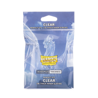 Dragon Shield Perfect Fit Thick Inner Sleeves Clear 100ct