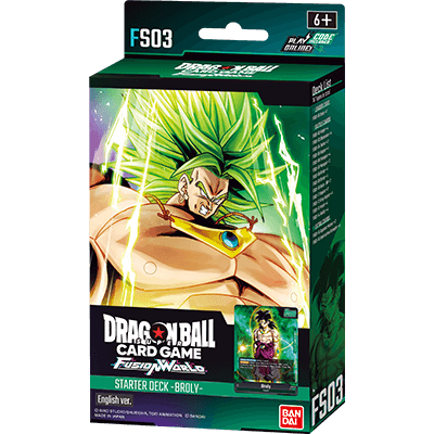 DRAGON BALL SUPER FUSION WORLD FS03 STARTER DECK BROLY