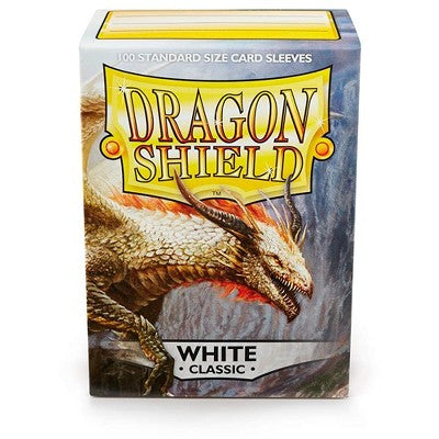 Dragon Shield Protective Card Sleeves White 100 Count
