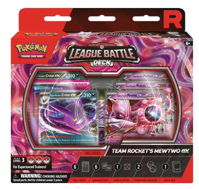 Pokemon League Battle Deck Team Rocket's Mewtwo ex