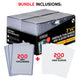 EVORETRO 200 Card Topload Holder + 200 Regular Sleeves