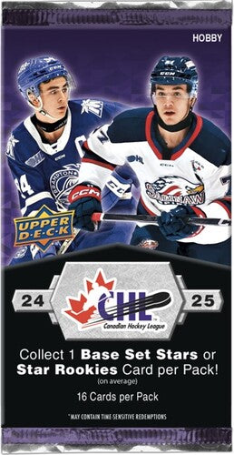 Upper Deck CHL Hockey 2024-25 hobby pack