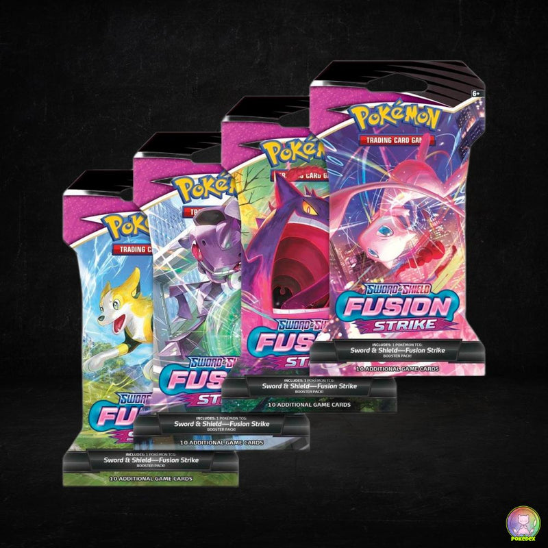 Sleeved Pokemon Fusion Strike Booster Pack