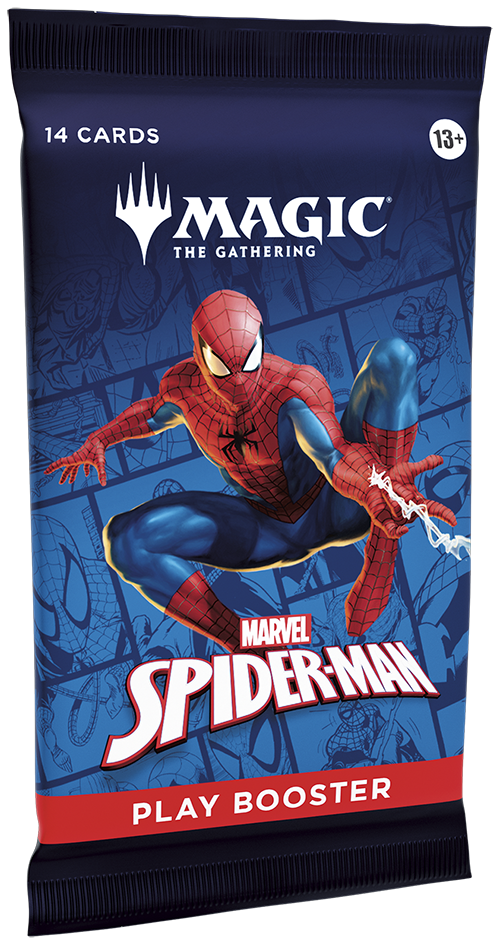 MTG Marvel’s Spider-Man Play Booster Pack packaging