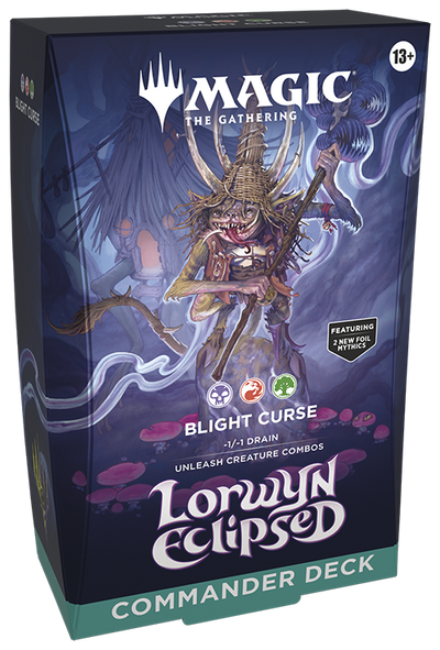 Magic: The Gathering Blight Curse deck packaging