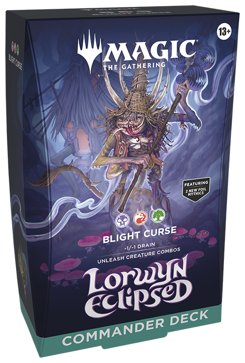 Magic: The Gathering Blight Curse deck packaging