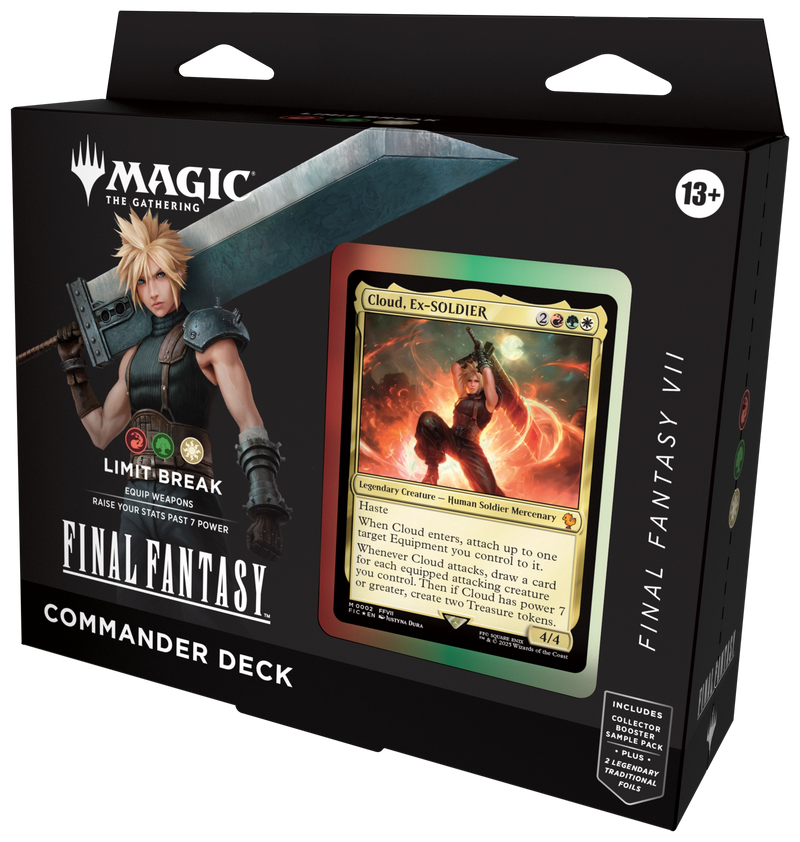 MTG FINAL FANTASY Commander Deck – Limit Break packaging