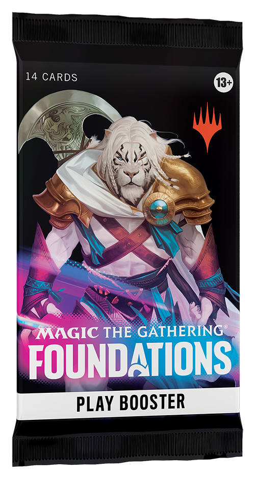 MTG Foundations Play Booster Pack packaging