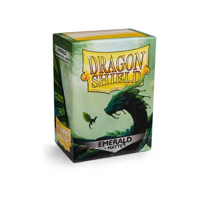 Dragon Shield Emerald Matte Sleeves 100ct