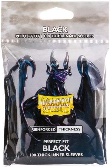 Dragon Shield Perfect Fit Thick Inner Black 100ct