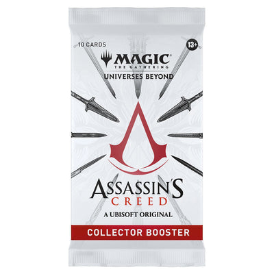 MTG Assassin’s Creed Collector Booster Pack packaging