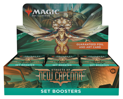 MTG Streets of New Capenna Set Booster Box packaging