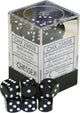 Chessex Block of 36 6-sided 12mm Dice